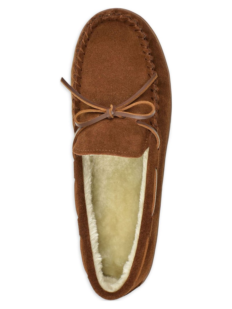 George Genuine Suede Trapper Moccasin Slipper