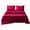 Wine, variant on shyuyusa Satin Sheets Queen Size Bed Set, Luxury Soft Silky Sheets For Hair And Skin,Silk Bed Sheets Set