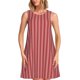 thumbnail image 1 of Balery Stripes Red White Vestidos de verano para mujer con estampado: vestido holgado sin mangas, vestido playero informal y cómodo para días calurosos., 1 of 7