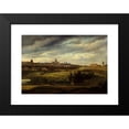 thumbnail image 2 of Jean-Baptiste-Gabriel Langlacé 18x13 Black Modern Framed Museum Art Print Titled - View of Paris, Taking the Heights of Gentilly (1815), 2 of 5