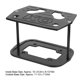 thumbnail image 4 of Gorgeri Kit de soporte de montaje de batería, bandeja de batería de acero inoxidable Sujeción hacia abajo para batería Optima 34/78(Negro) Ecomeon no, 4 of 5