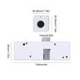 thumbnail image 2 of Cerradura biométrica de huellas dactilares, desbloqueo rápido, cerradura de privacidad para muebles para oficina en casa, 2 of 5