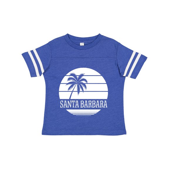 Inktastic Santa Barbara California Palm Tree Boys or Girls Toddler T-Shirt