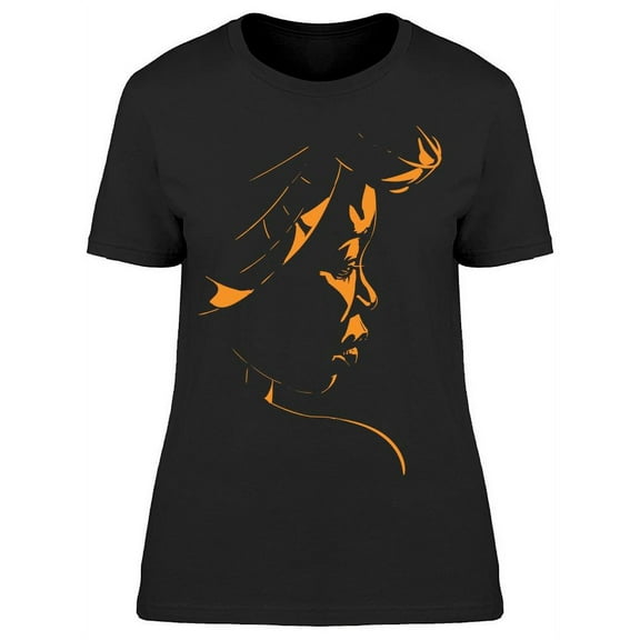 Portrait Black Woman Beautiful T-Shirt Women -Image by Shutterstock, Female Large