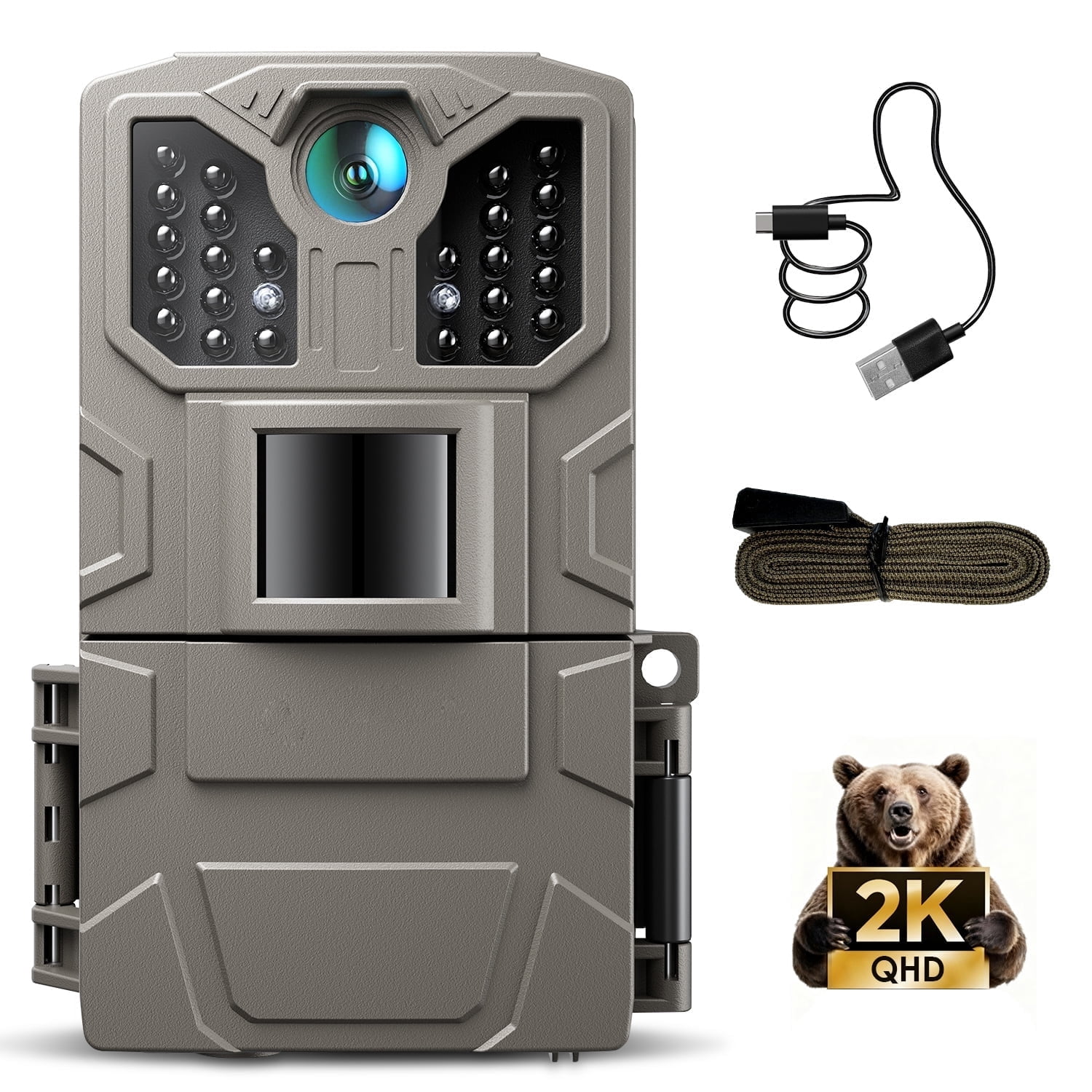 SuntekCam Trail Camera 2 Pack, 20MP 1080P, Night Vision, Motion