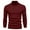 Wine, variant on Ynynloco Men's Solid Color High Neck Pullover Long Sleeved Loose Base Shirt Top Sweater Casual Winter Turtleneck Sweater