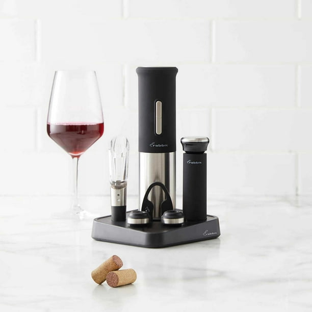 Rabbit Electric Wine Opener Set