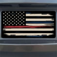 thumbnail image 7 of American Flag Funny Personalized License Plate Rust-proof Stainless Steel Metal License Plate Suitable For Men And Women 12.2" x 6.2", 7 of 7