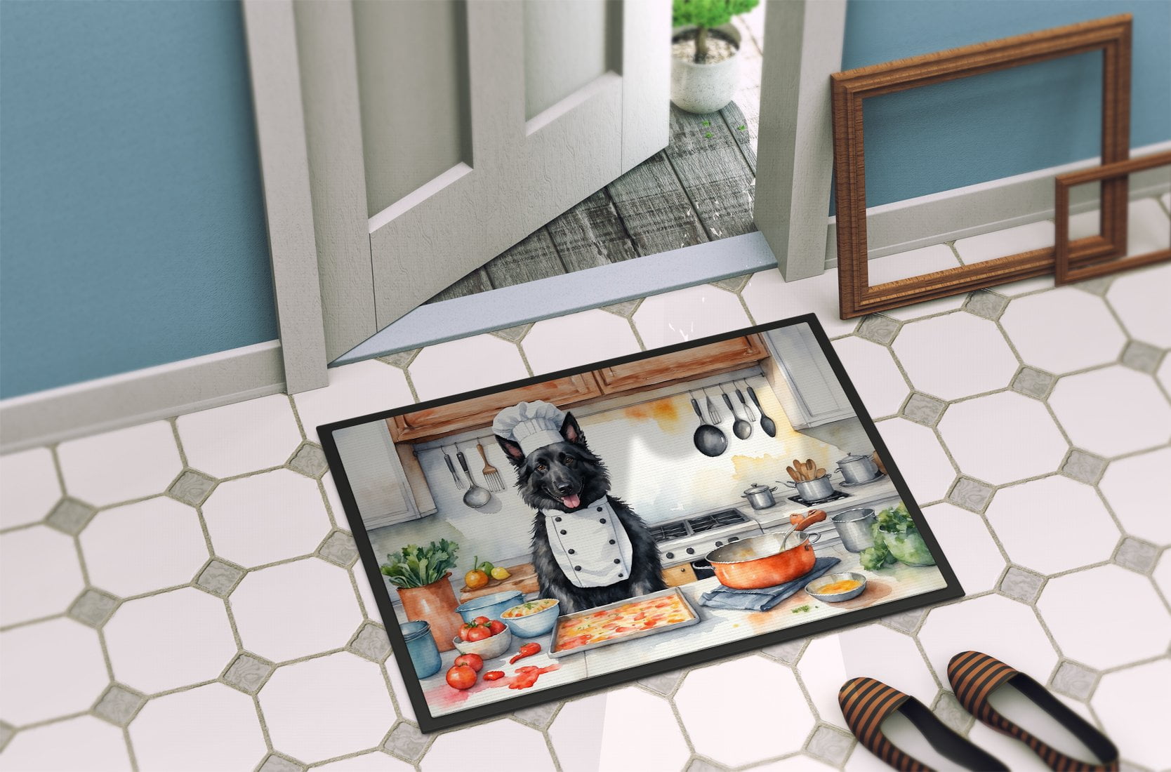 Yorkie Yorkshire Terrier The Chef Doormat