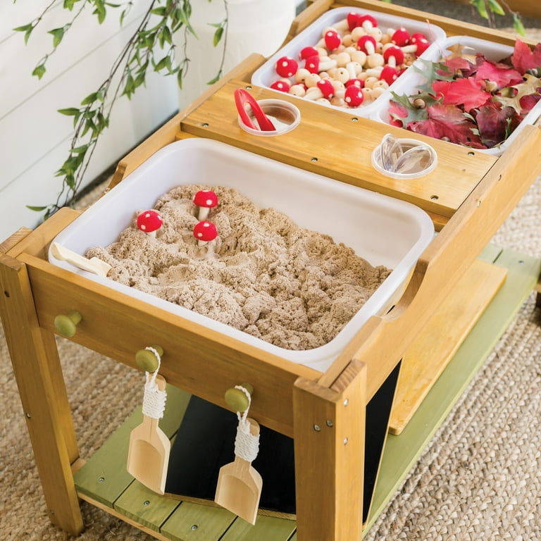 Outdoor Montessori Water Play Outdoor Sensory Table, Water Sand