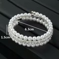 thumbnail image 5 of HOOUN Women Multilayer Wrist Bracelet Shining Bling Pearl Crystal&nbsp;Party Wedding 0411-2, 5 of 8