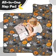 thumbnail image 4 of Gray Halloween Boo Icons Toddler Nap Mats for Kids Preschool,50"x20" Sleeping Mat Bag or Kids,Toddler Sleeping Bag,Toddler Nap Mat or Daycare, 4 of 6