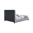 thumbnail image 5 of Meridian Furniture Nolita Grey Linen Textured Fabric Queen Bed, 5 of 7
