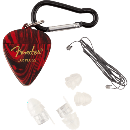 Fender Professional Re-Usable Hi-Fi Ear Plugs with Case and Keychain