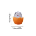 thumbnail image 3 of Sruoe Easter Glow-in-the-Dark Chick Figurines, Mini Chick Statues for Easter Egg Stuffers, Easter Basket Fillers, Garden Decor, Spring Home Decor and Party Favors, 3 of 6