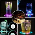 thumbnail image 2 of POINTERTECK Light Up Cocktail Coaster,Acrylic Cool Colorful Tunnel Flickering LED Drink Coaster Ultra-thin 3.90 In. Drink Coaster,Bar Beer Beverage Coasters for Club,Wedding, Bar,6Packs, 2 of 7