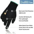 thumbnail image 3 of DEX FIT CRU553 Prime Black Level 5 Cut Resistant Gloves (Power Grip, Durable Foam, Large) - 1 Pair, 3 of 5