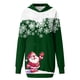 thumbnail image 4 of WILLBEST Sudaderas para Mujer, Vestido de Navidad, Vestido de Noche para Mujer, Sudadera Navideña de Moda con Capucha y Bolsillo Tipo Bolso, Sudadera Estampada, Falda de Moda Mediana, 4 of 4