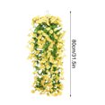 thumbnail image 3 of Ycandiee Artificial Fake Hanging Flowers Plants for Outdoor Spring Decoration, Artificial Hanging Flowers, Faux Silk UV Resistant Look Real Trailing Vines for Outside Home Planter Porch Patio, 3 of 6