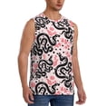 thumbnail image 2 of Kdxio Black Snake for Men's Muscle T-shirt,Sleeveless for Workout Running Athletic Gym Lounge Casual, 2 of 7