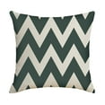 thumbnail image 2 of Green White Hugging Pillowcase 17.72x17.72" - Decorative Throw Pillow Covers for Couch, Sofa & Outdoor Furniture - Summer Polyester Cushion Cover for Patio, Garden, Porch, 2 of 4