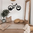 thumbnail image 2 of Cuadro Decorativo de Metal con Diseño bicicleta paisaje Grande, 2 of 4