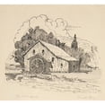 thumbnail image 3 of Donald Kirby 16x15 Black Modern Framed Museum Art Print Titled - The Old&nbsp;Mill, 3 of 5