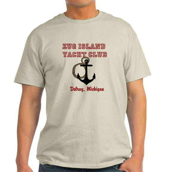 CafePress - Zug Island Yacht Club T Shirt - Men's Classic Graphic T-Shirt