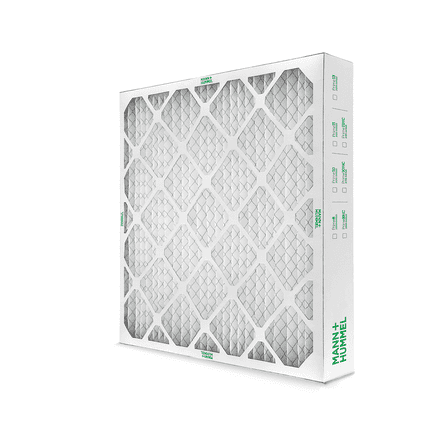 Mann Hummel 20x25x4 MERV 11 Pleated HVAC AC Furnace Air Filters. Case of 6. (Exact Size: 19.5 x 24.5 x 3.75 Inches)