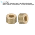thumbnail image 4 of M4 Brass Spacers, 5 Pcs Metal Spacer Brass 4mm ID x 8mm OD x 5mm L Brass Spacers Standoff for 5/32 Inch or M4 Screw, 4 of 5
