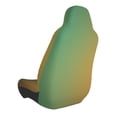 thumbnail image 2 of Balery Orange To Teal Gradient Funda de Asiento para Auto con Diseño - Cubierta Frontal Suave y Transpirable con Protector Antideslizante- 1 Unidad, 2 of 5