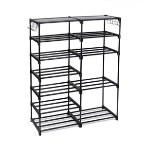 Mainstays Black 7-Tier Shoe Rack