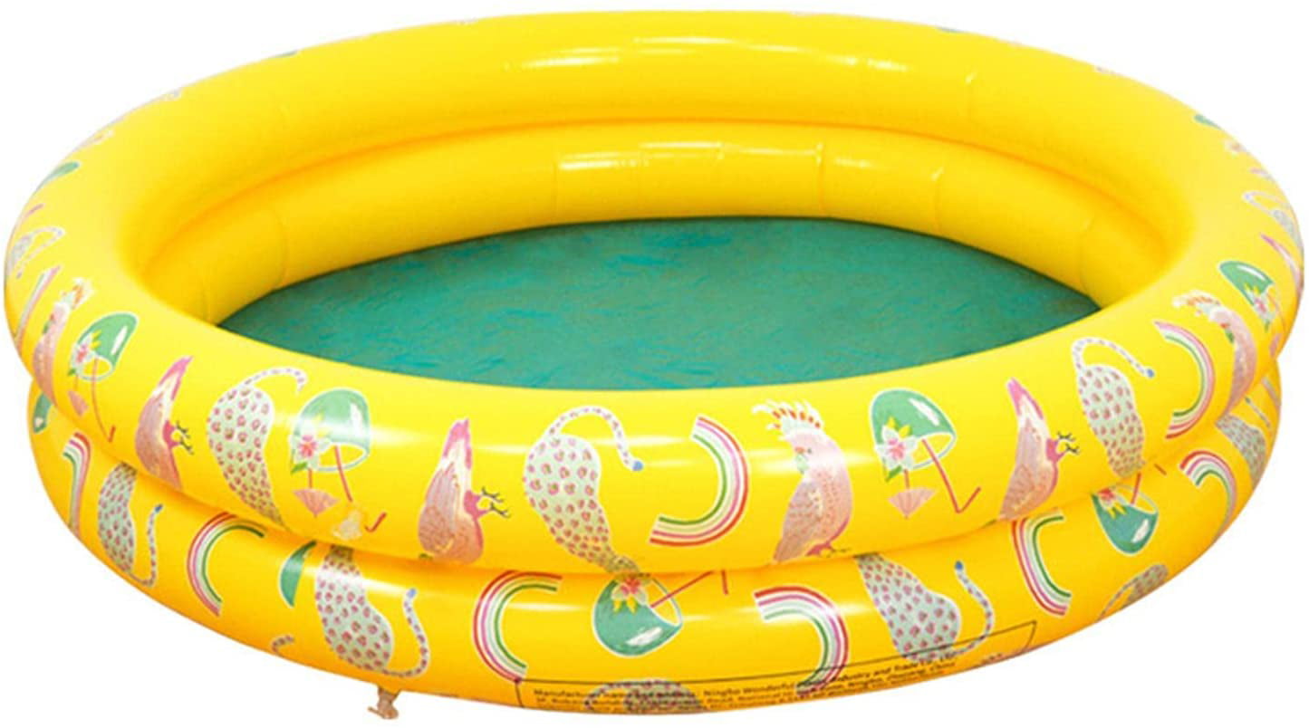 Kiddie Pool Round 2Rings Inflatable Swimming Pools for Kids Inflatable Baby Ball Pit Pool