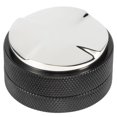 thumbnail image 1 of Herramienta niveladora distribuidora de polvo de manipulación de café de acero inoxidable de 58 mm, altura ajustable con rosca antideslizante, base de 4 pendientes en ángulo, 1 of 13