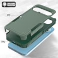 thumbnail image 4 of REQO for Google Pixel 9 / Pixel 9 Pro Case: Dual Layer Protective Heavy Duty Cell Phone Cover Shockproof Rugged with Screen Protector - Military Protection Bumper Tough - Google Pixel 9/9 Pro, 4 of 9