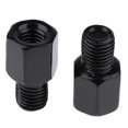 thumbnail image 1 of 5x Espejo retrovisor lateral para motocicleta Scooter Adaptador negro de 8 mm a 10 mm , 6 piezas, 1 of 8