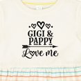thumbnail image 4 of Inktastic Gigi and Pappy Love Me Girls Baby Dress, 4 of 5