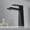 Matte Black, variant on Paula Single Hole Single-Handle Brass Bathroom Faucet in Prolished Chrome