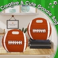 thumbnail image 2 of Hfppkn 12 Pcs Rugby Plastic Gift Bags with Handles, Reusable Goodie Bags for Sport Party Favors Snacks Treats, 2 of 7
