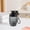 Black, variant on Ufehgfjh Water Cups Cups 600ml Handheld Fitness Sports Water Cup Protein Powder Shaking Cup Mixing Cup Equipped with Mixing Tools and Storage Compartments