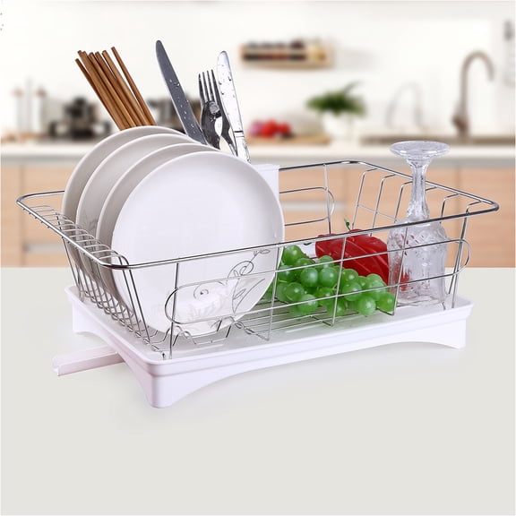 Raindrops Stainless Steel Silverware Basket Dishwasher Drainer for Effective Kitchen Supplies