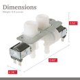 thumbnail image 3 of Válvula Parts Master WH13X10029 - Entrada de agua para lavadora GE (110 V), 3 of 7