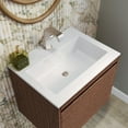 thumbnail image 2 of James Martin Vanities 23.6" Single Vanity, Glossy White w/ Glossy White Composite Stone Top, 2 of 7