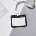 thumbnail image 5 of Junzan Lavender Flowers ID Badge Holder with Windows Key Card Work Badge Sleeve for Office, School, Factory, ID Credit Cards, Proximity Key Cards, 5 of 6
