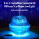 thumbnail image 5 of Difusor de aceite esencial de humidificador de niebla fría de gran capacidad de 500 ml, luz nocturna de proyección de luz de las estrellas,Irfora Irfora Humidificador, 5 of 7