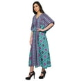 thumbnail image 5 of Moomaya Ladies Kaftan Holiday Loungewear Maxi Dress African Dresses For Women, 5 of 6