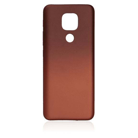 Replacement Back Cover Compatible For Motorola Moto E7 Plus (XT2081 / 2020) (Amber Bronze)