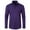 Purple, variant on Meichang Meichang Big and Tall Dress Shirts for Men 2024 Clearance,Regular Fit Long Sleeve Oxford Shirt Solid Casual Button Down Shirts Wrinkle Free Cotton Business Shirts
