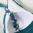 thumbnail image 4 of Women‘s Slimming One Piece V-Neck Front Cross Swimsuit Tummy Control Tankini Bathing Suits  Size S-2XL, 4 of 8