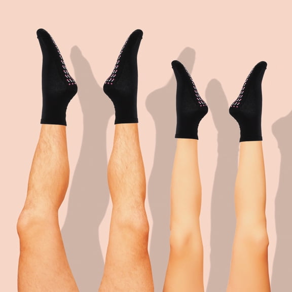 RENACLIPY 5 Pairs Thick Thermal Socks Black Warm Winter Socks for Men and Women Comfortable and